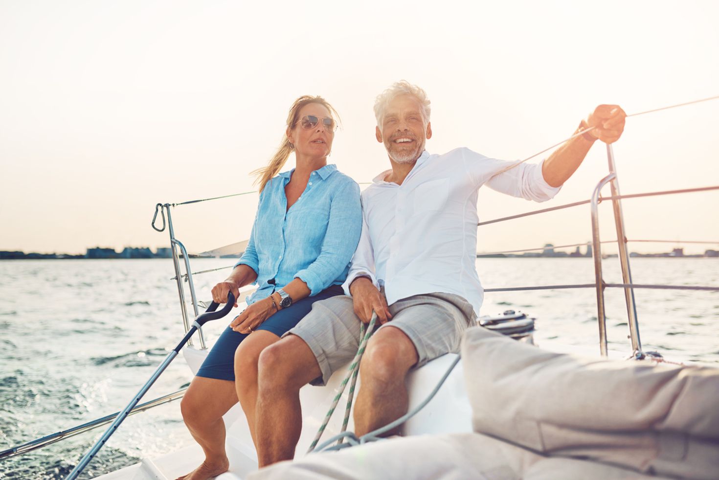 One of the relaxing activities in Australia is to go sailing.