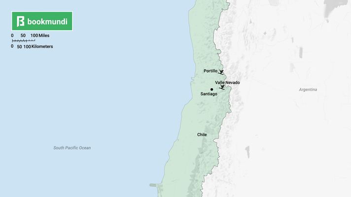 Skiing destinations in Chile