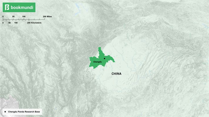 An overview map of Chengdu Panda Research Base An overview map of Chengdu Panda Research Base