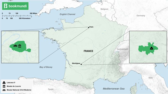 Map of Art museums in France