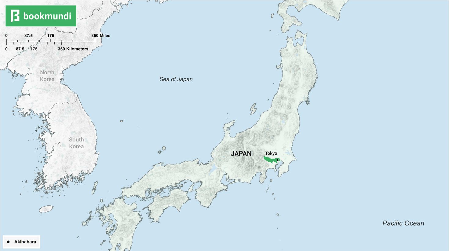 An overview map of Akihabara An overview map of Akihabara