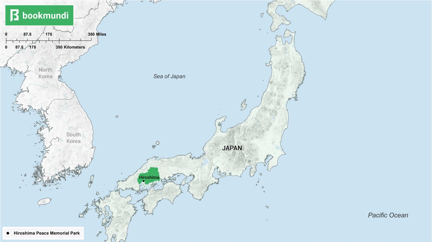 An overview map of Hiroshima An overview map of Hiroshima