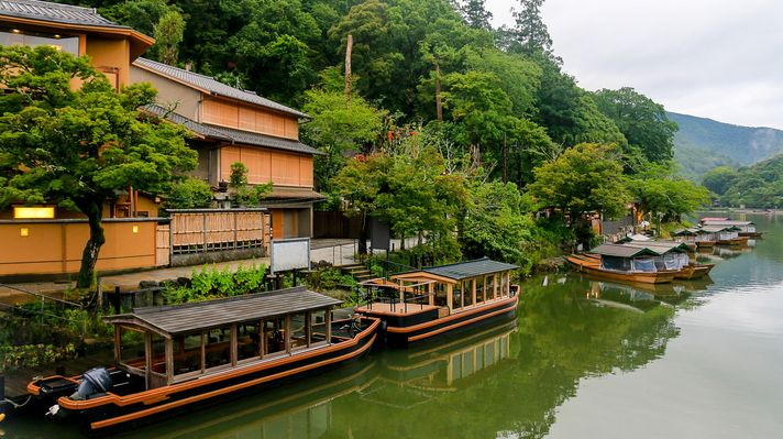 Winding through Kameoka to Arashiyama, Hozugawa is a must visit in Japan.