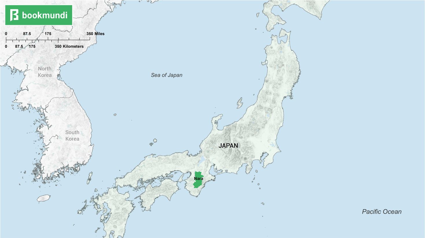 An overview map of Nara An overview map of Nara
