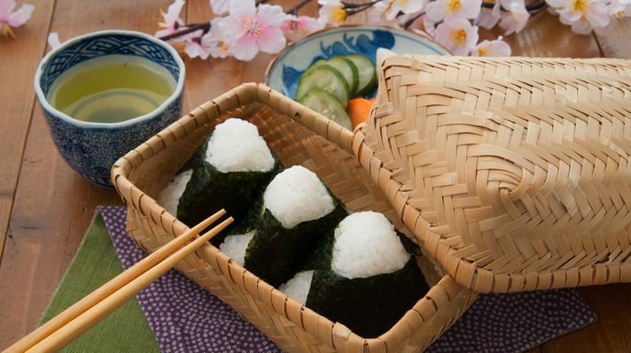 Onigiris were prepared for centuries as a meal to carry on journeys as they can be eaten easily