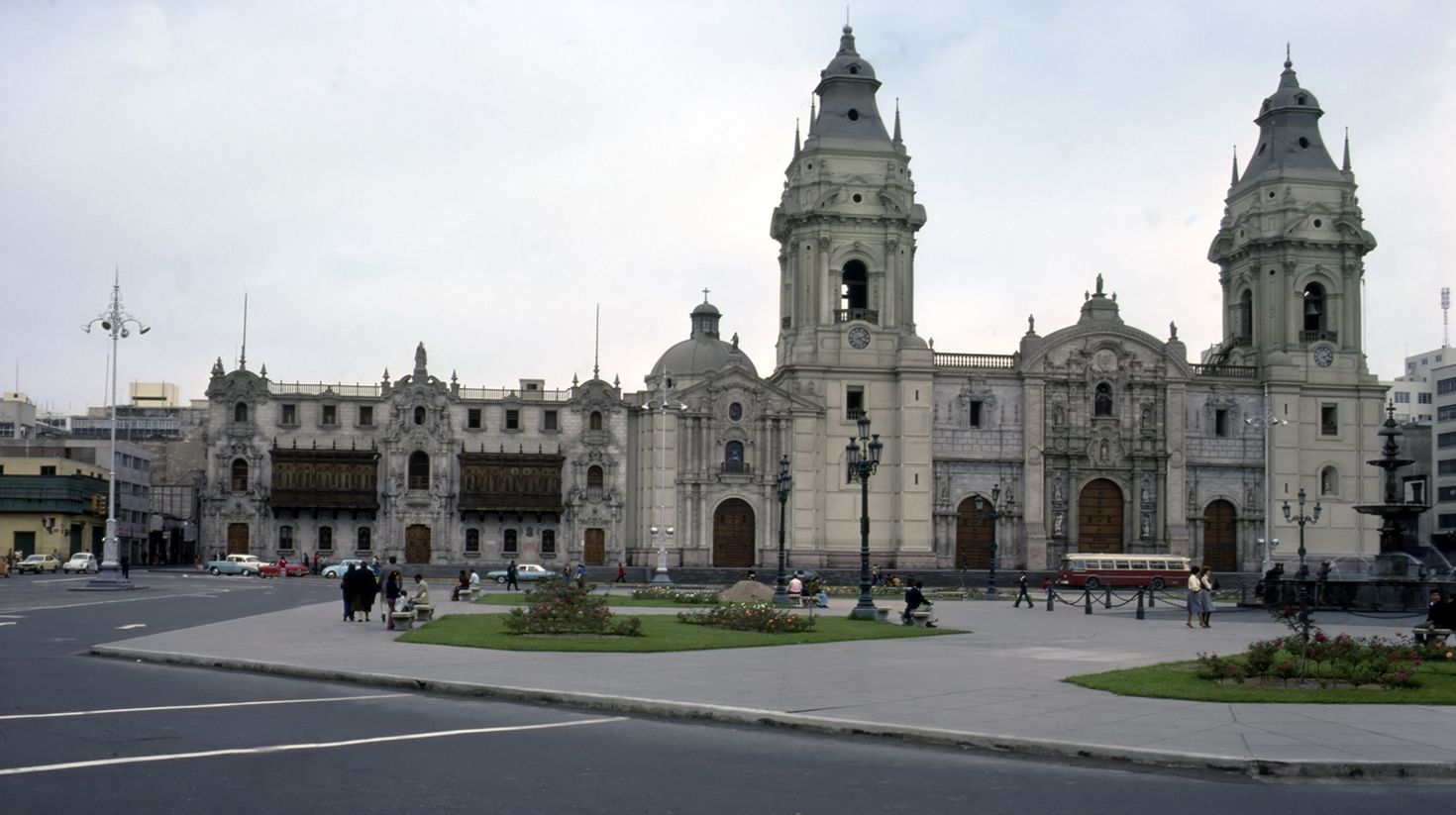 Cathedral of Lima one of Plaza Mayor's grandest and most visited structures
