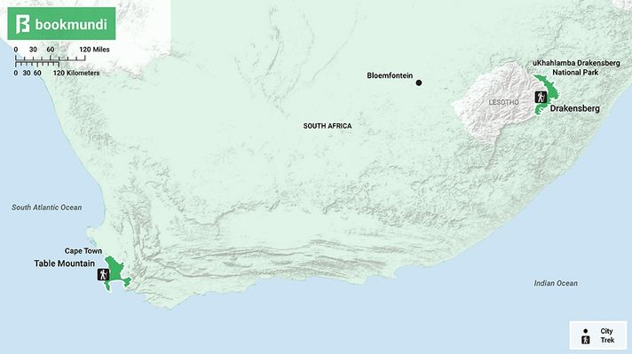 Hikes in South Africa