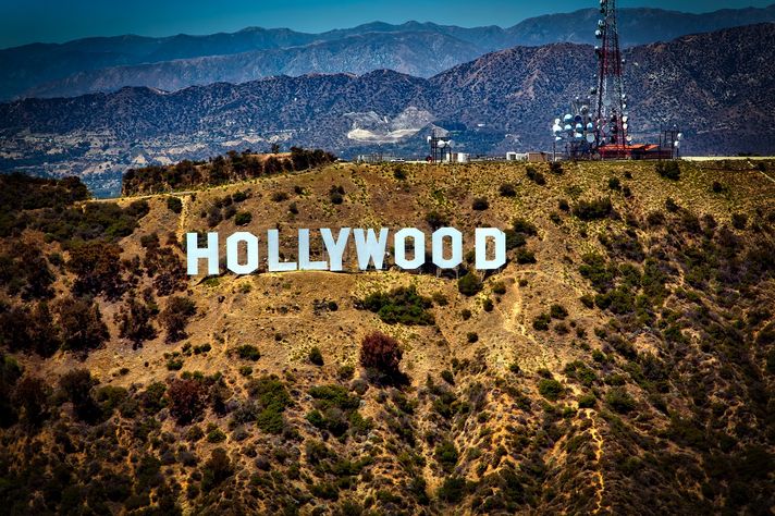 The hollywood sign in California