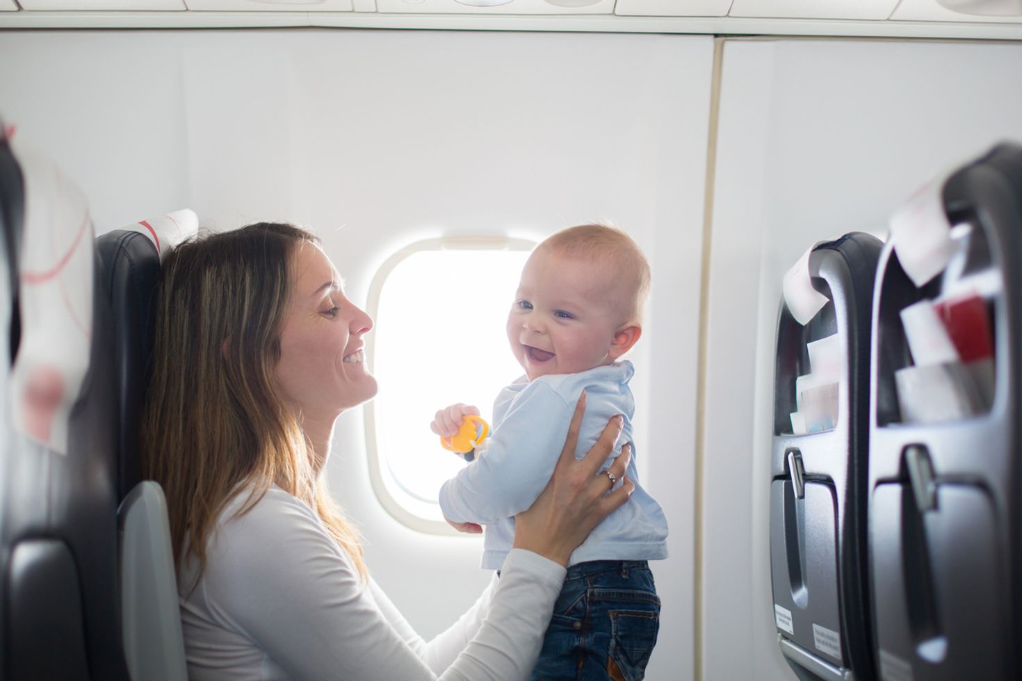 Traveling with baby flight