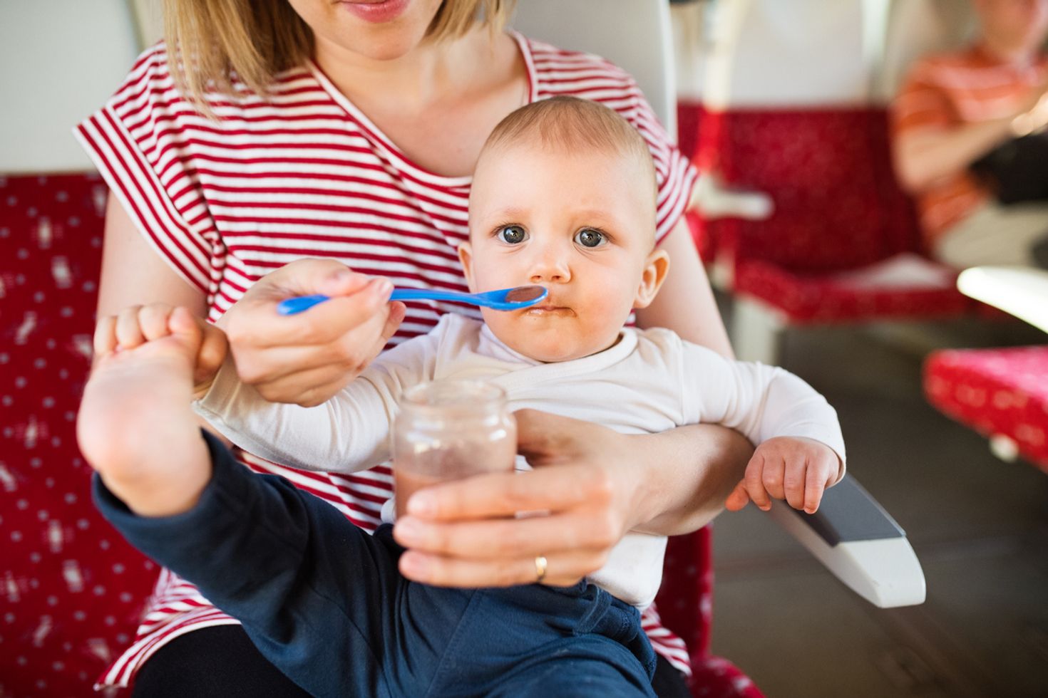Traveling with baby food