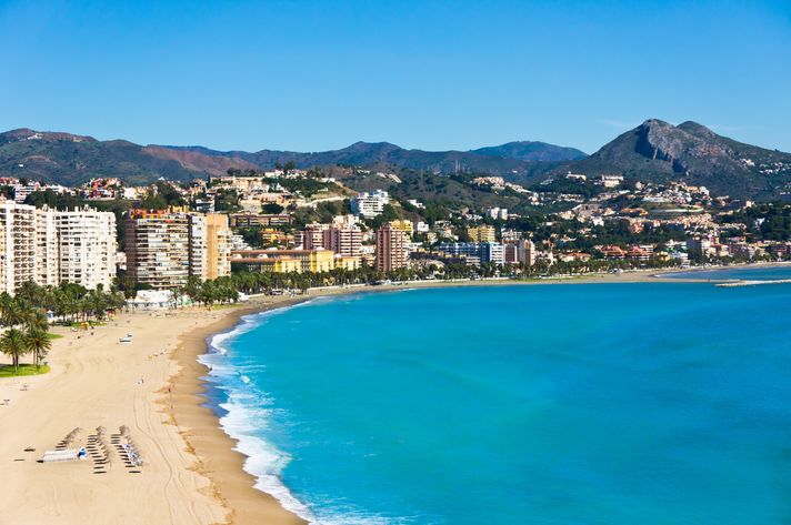 Malaga beach