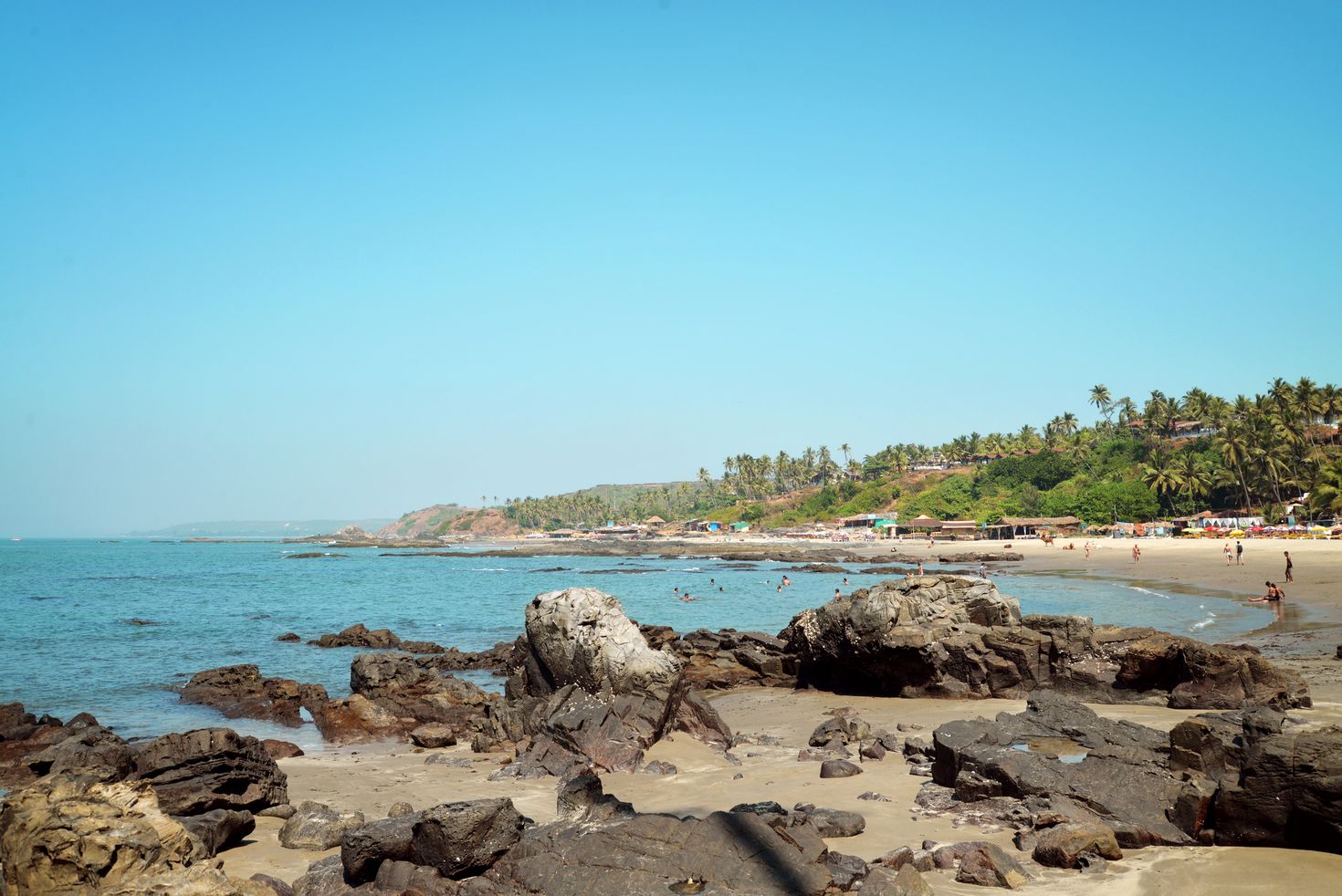 Vagator beach in Goa