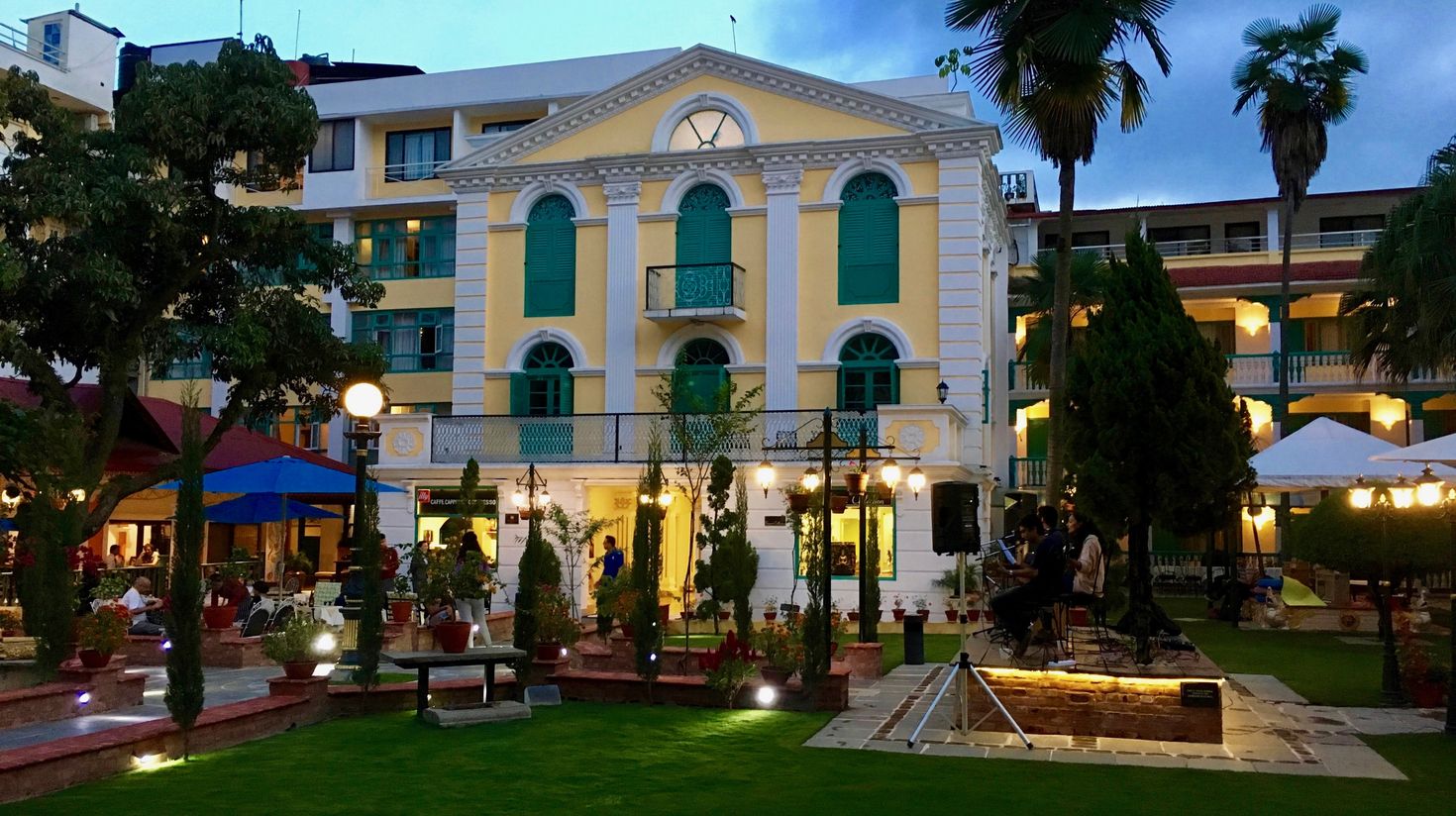 Kathmandu Guest House garden