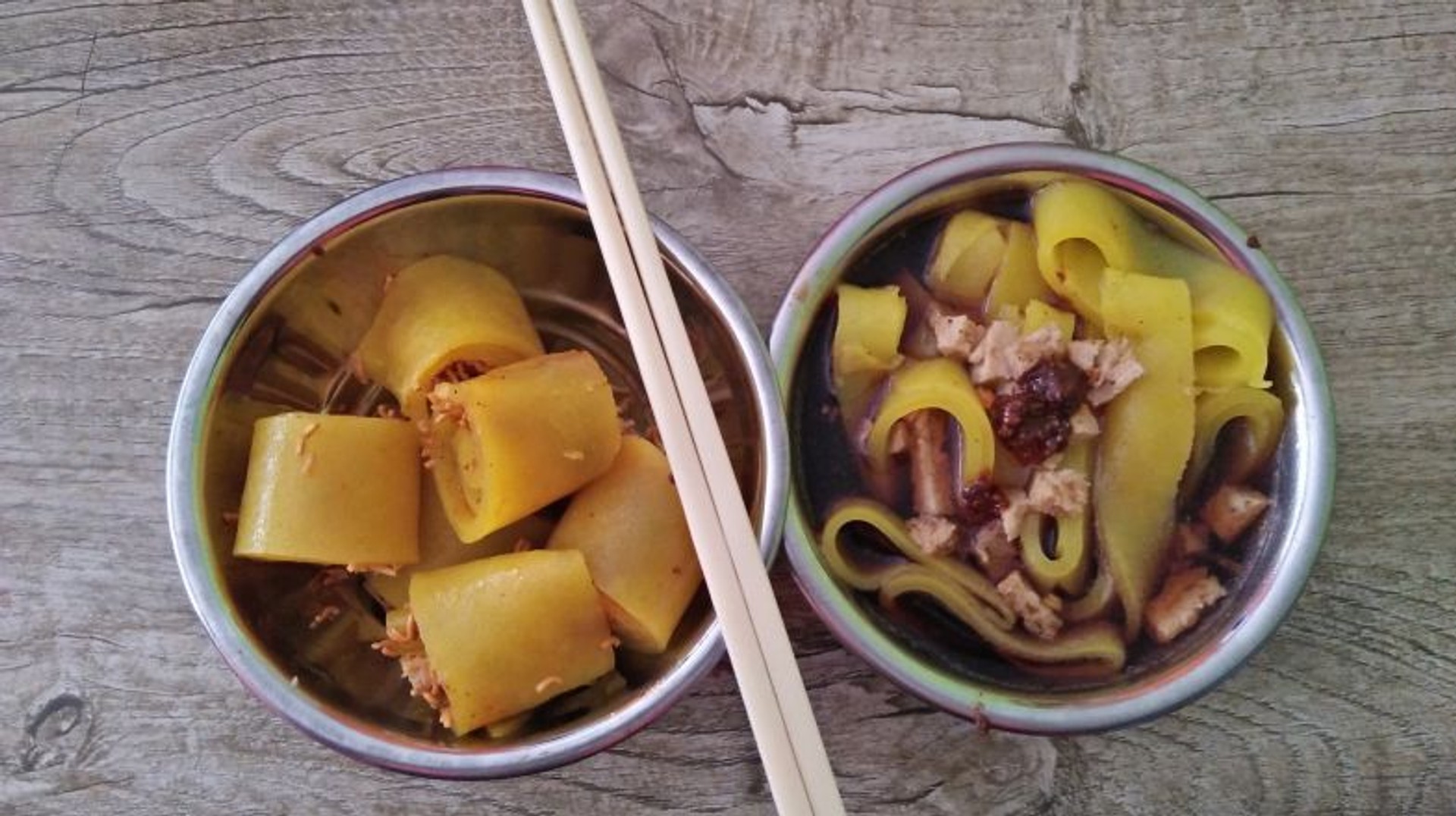 Laphing - a typical Tibetan dish available in Nepal Laphing is a typical Nepali dish