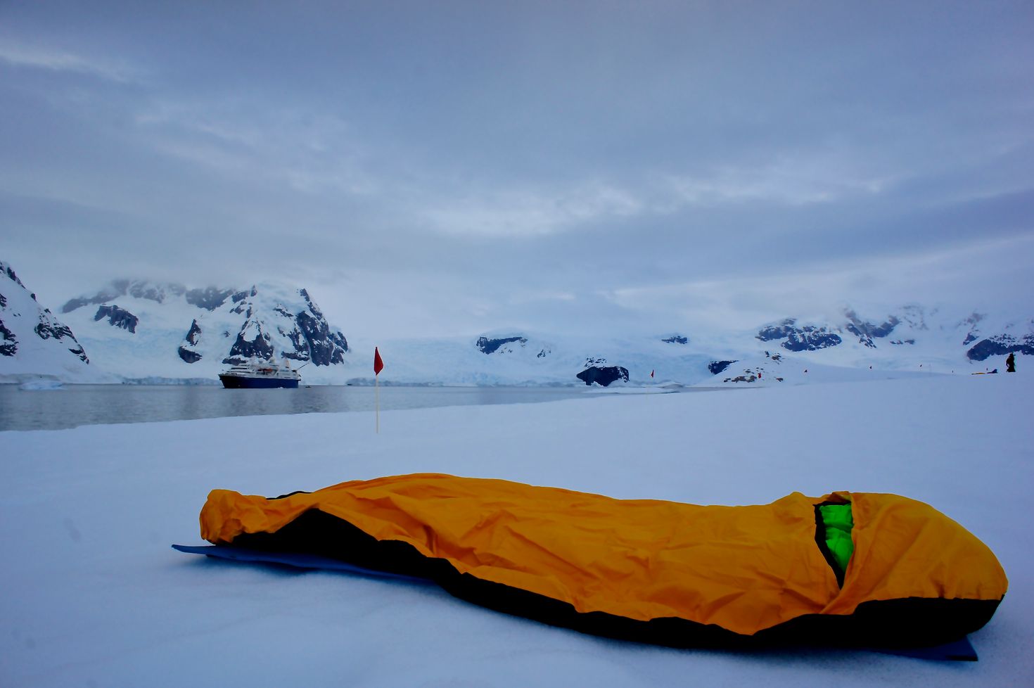 Camping in Antarctica