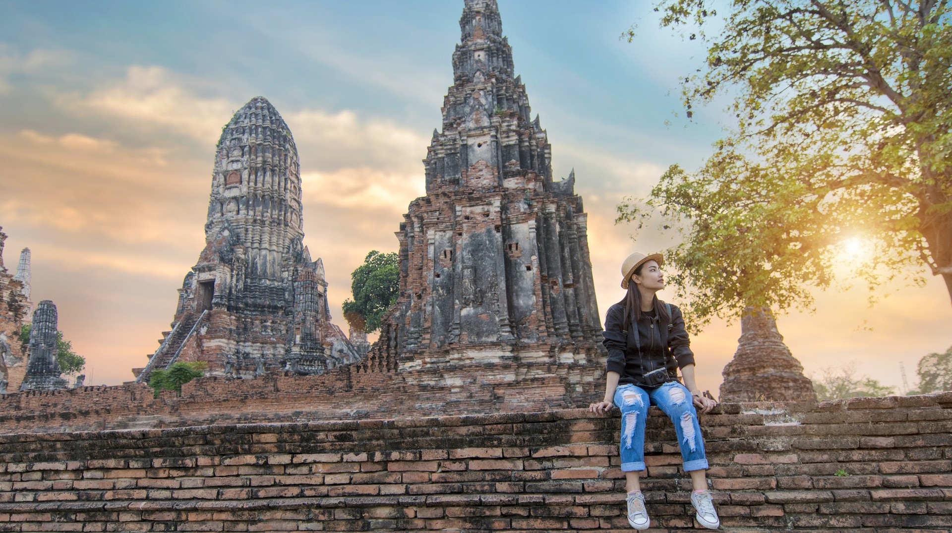 Ayutthaya, an ancient capital and modern city located in the central plains of Thailand Visiting Ayutthaya historical park is one of the top things to do in Bangkok.