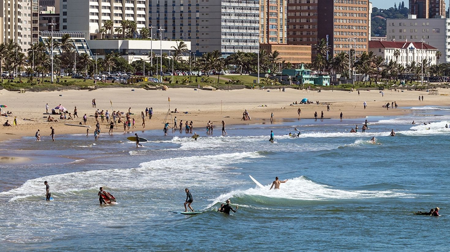surfing is a must-do thing inDurban
