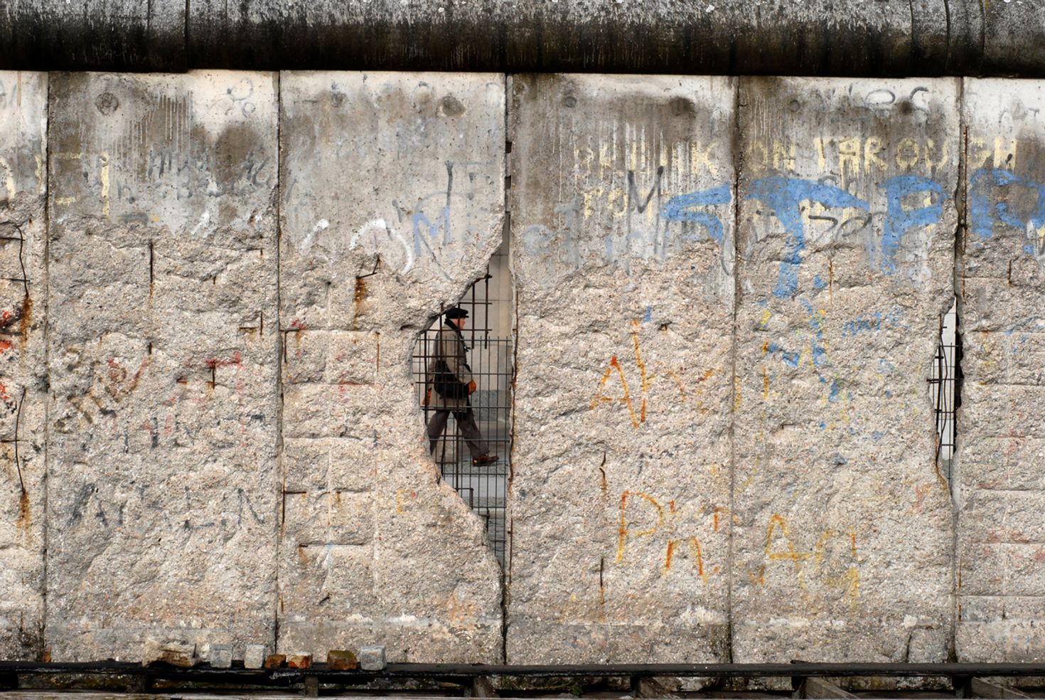 The Berlin Wall is one of the most visited tourist attraction in Germany