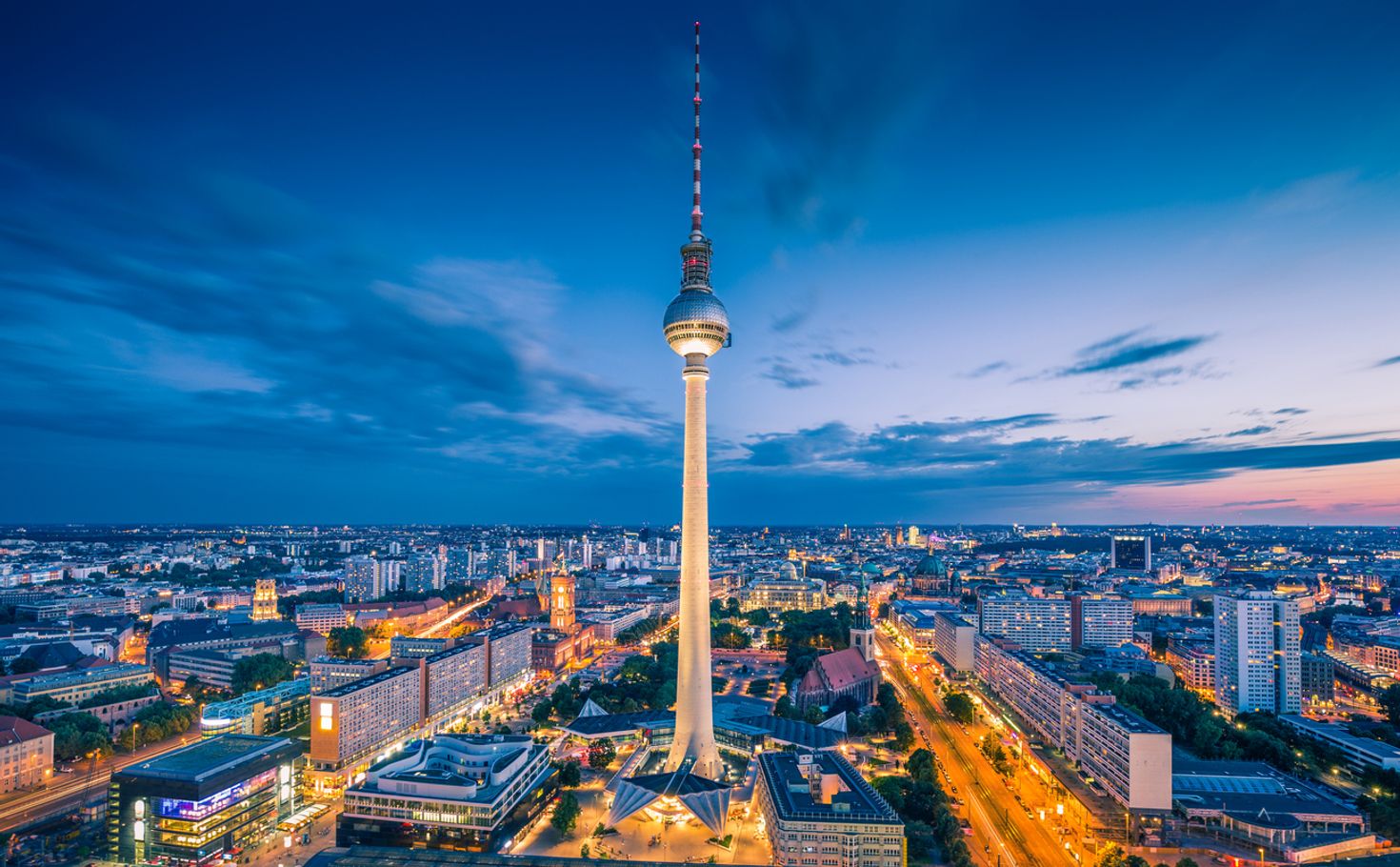 Fernsehturm is one of the most visit tourist attractions in Germany