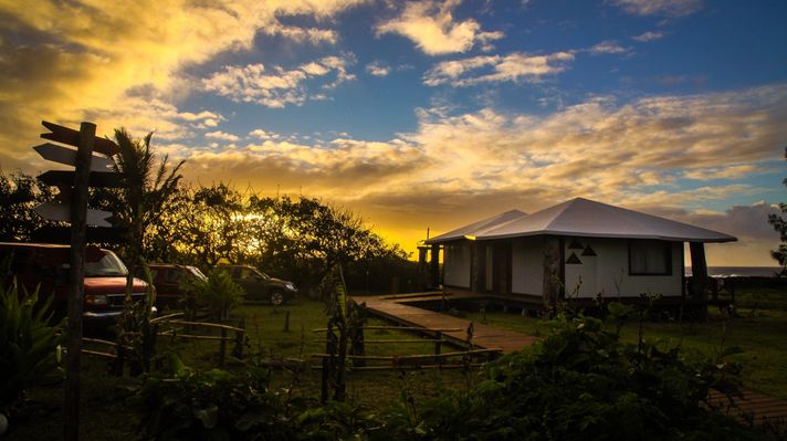 Sunsets in Lemu Lodge