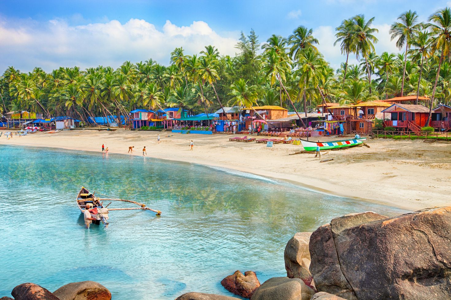 Palolem beach in Goa