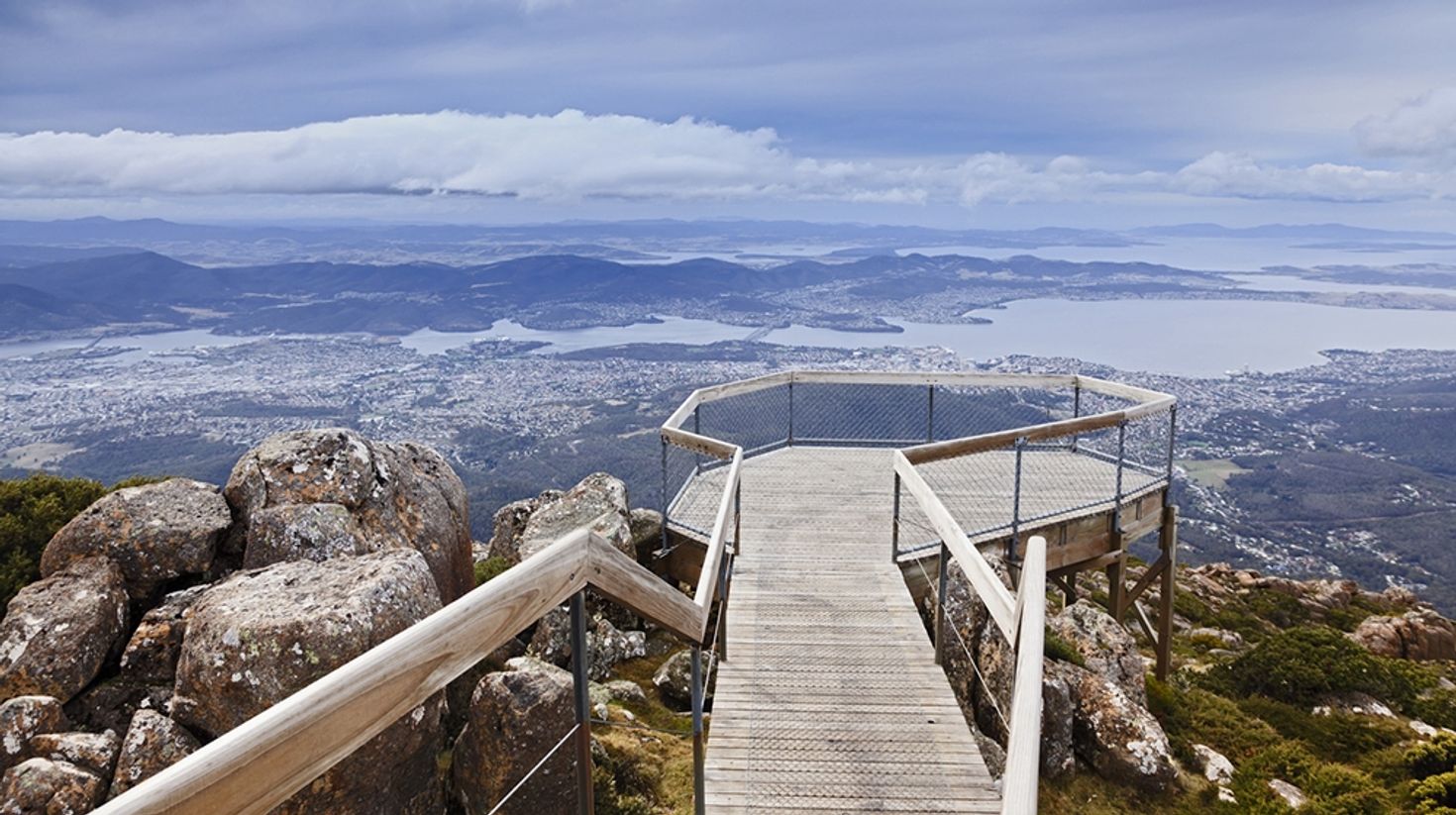 Climbing up Mount Wellington is a great way to start a tour in Tasmania.
