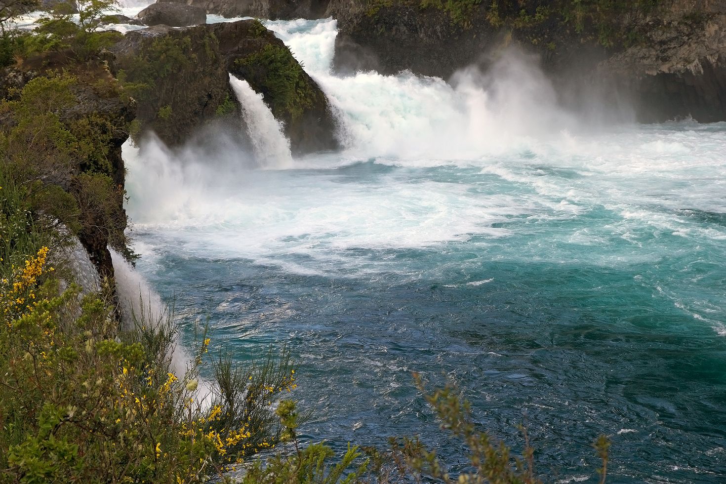 Petrohue Falls in Chile Lake District