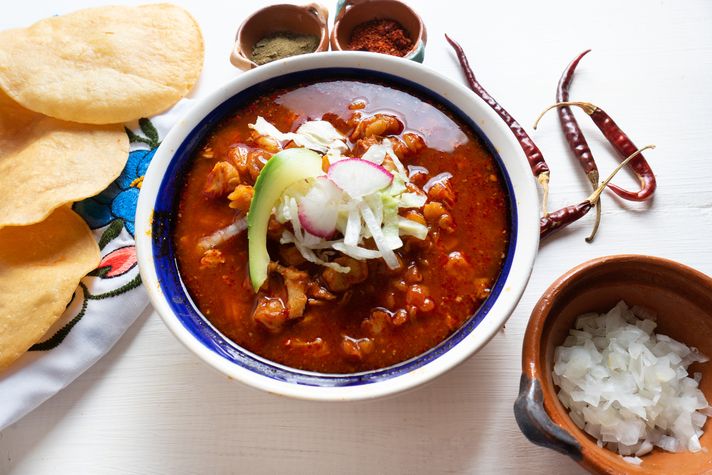 Pozole is a traditional Mexican food