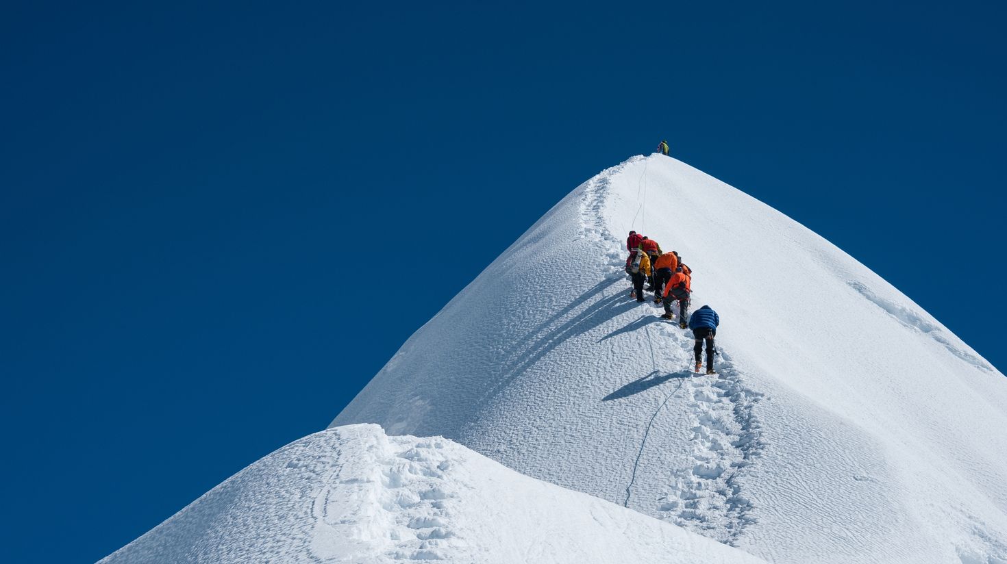 Island Peak is one of the most popular 6,000 m peaks in Nepal