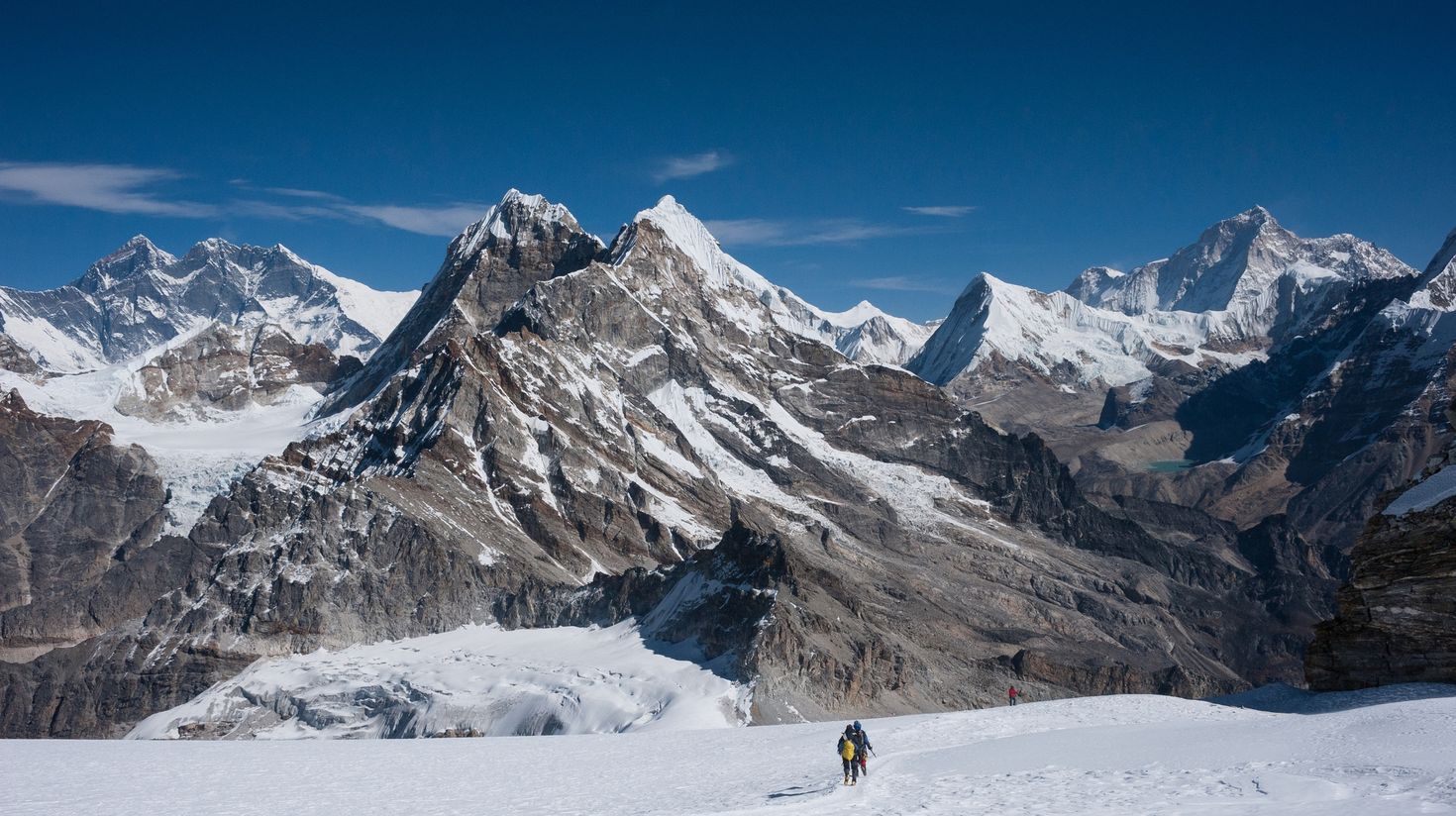 Manaslu trekking area in Nepal