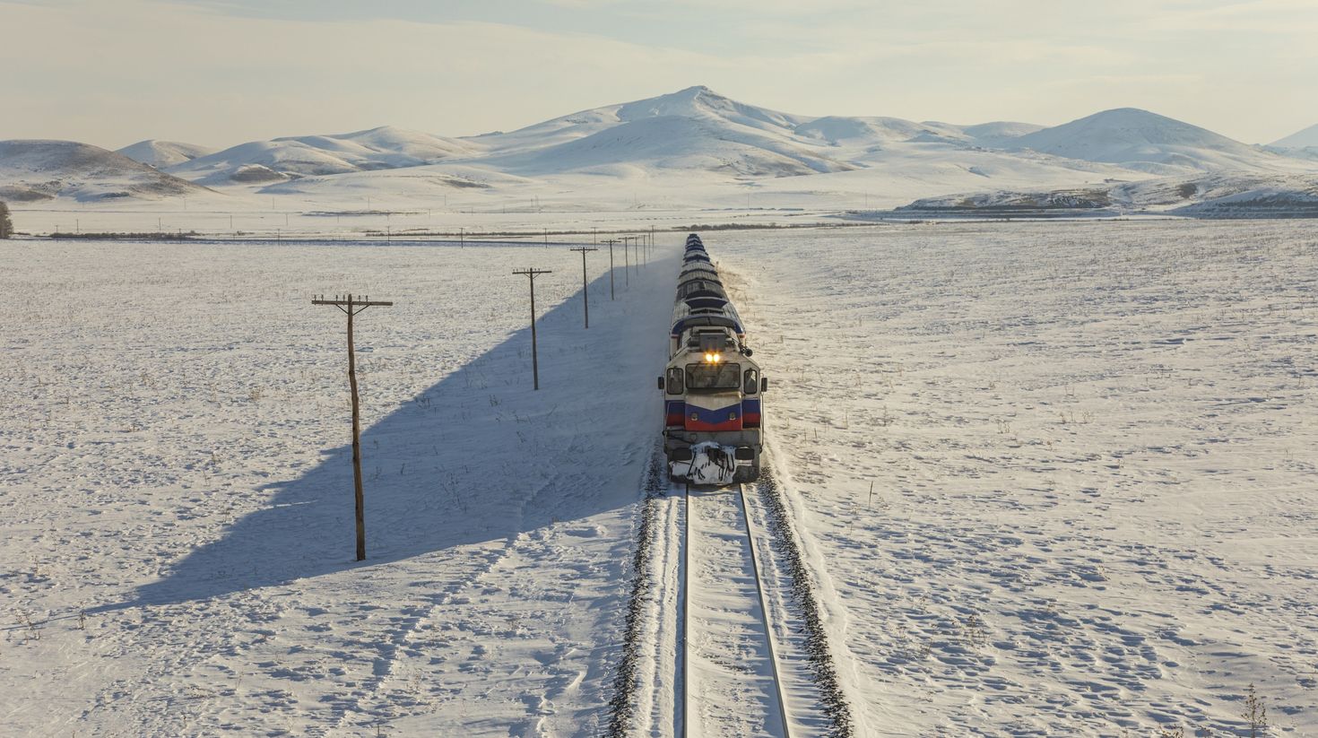 The Eastern Express in Turkey operating in the snow.