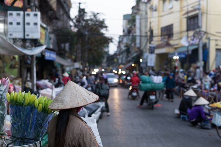 Visit the bustling streets of Hanoi while spending 5 days in Vietnam.