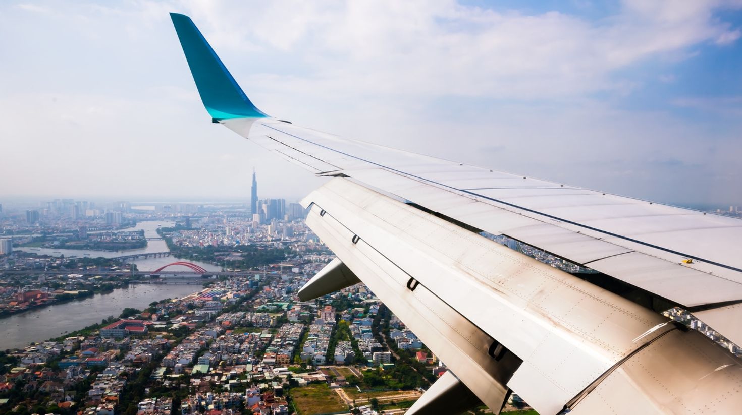 Fly to Vietnam in April and watch the city landscape.