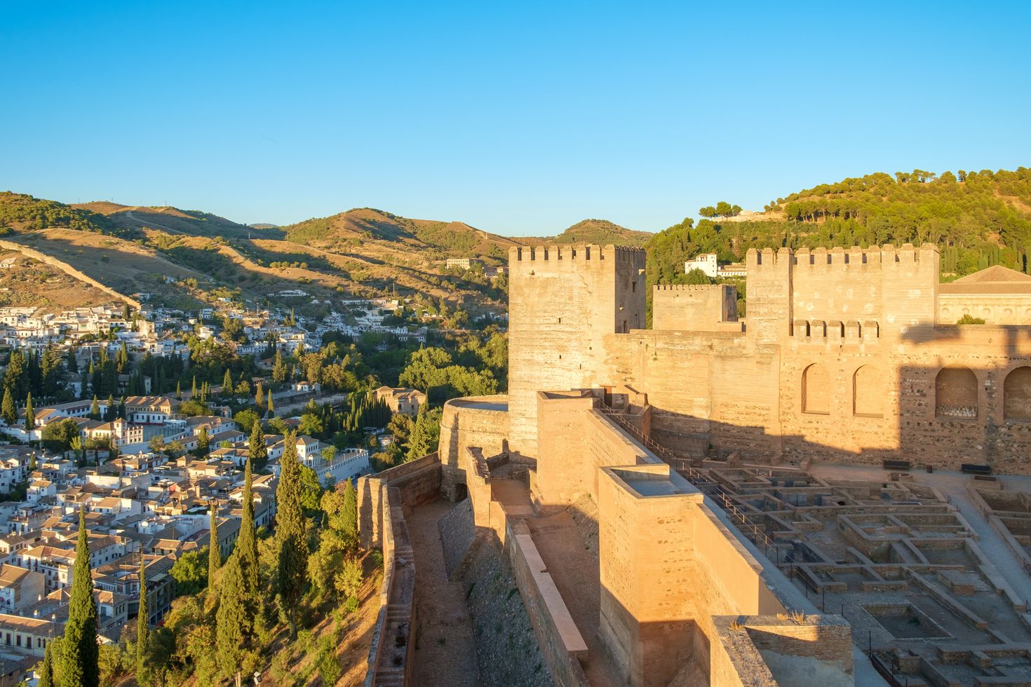 Alcazaba in the Alhambra