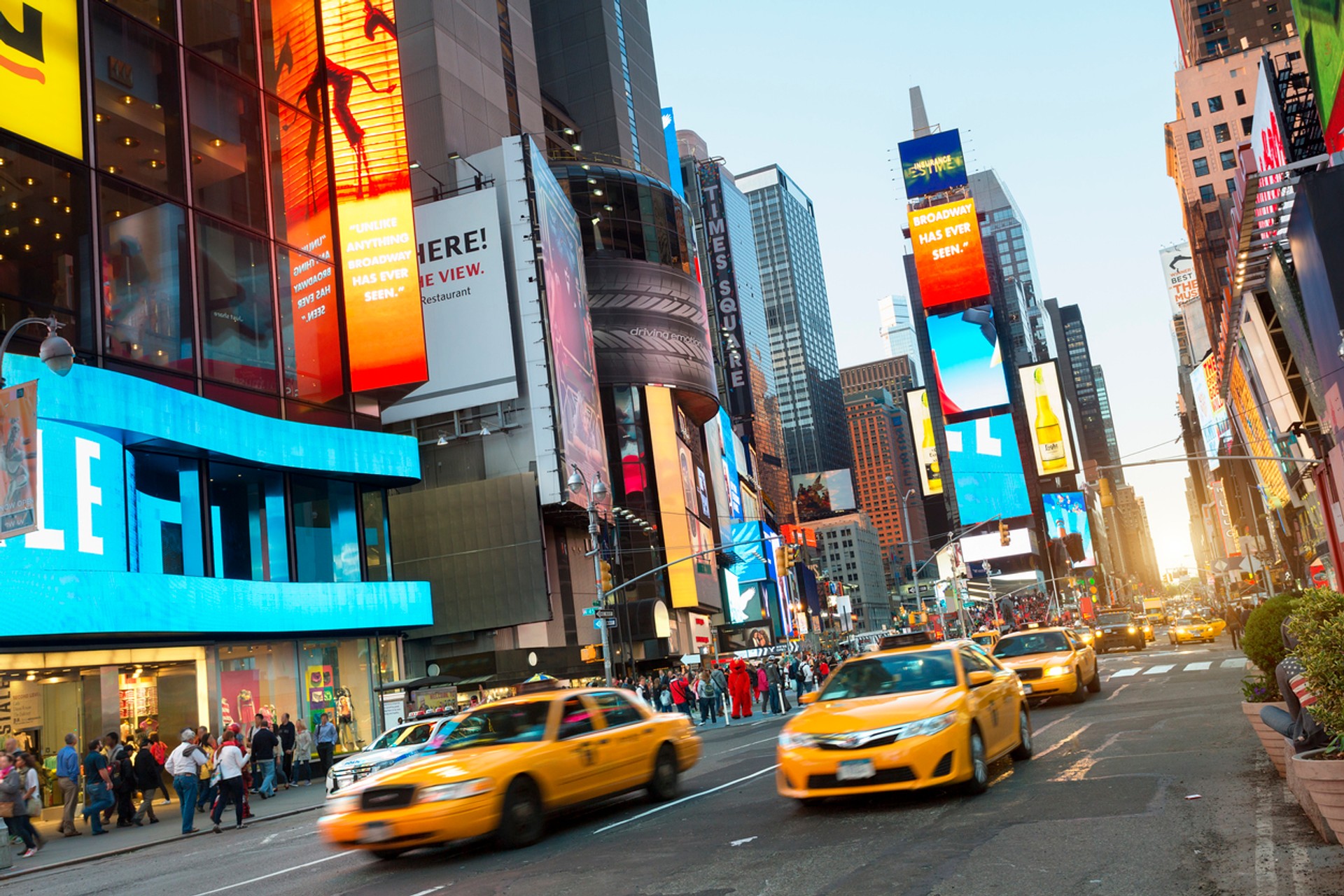 Times Square is one of the main places to visit when in New York