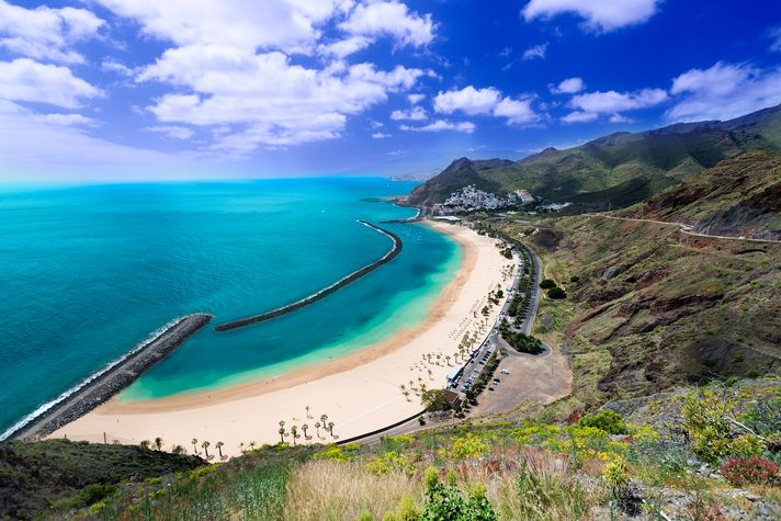 Tenerife beach in Spain