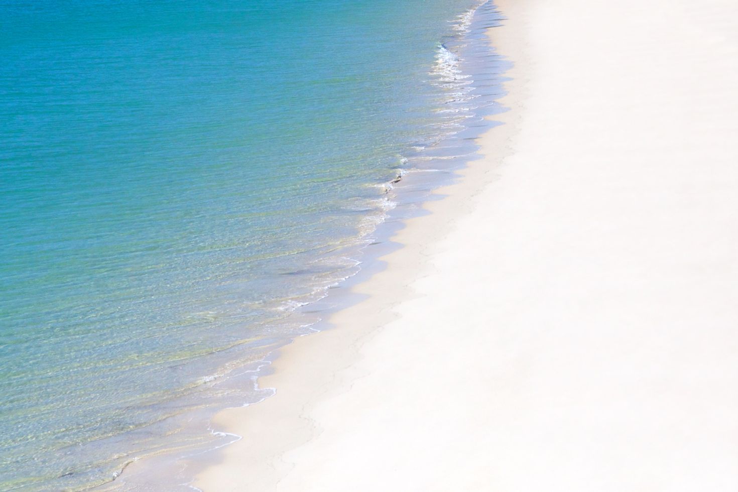 Whitehaven beach sand is 98 per cent of silica