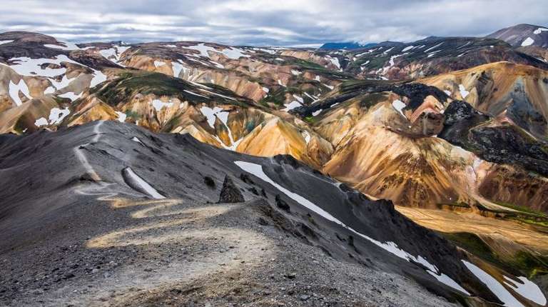 Laugavegur Trail in Iceland is a big hit among hikers