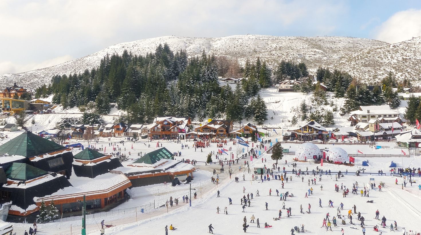 Ski in Bariloche during winter in Argentina