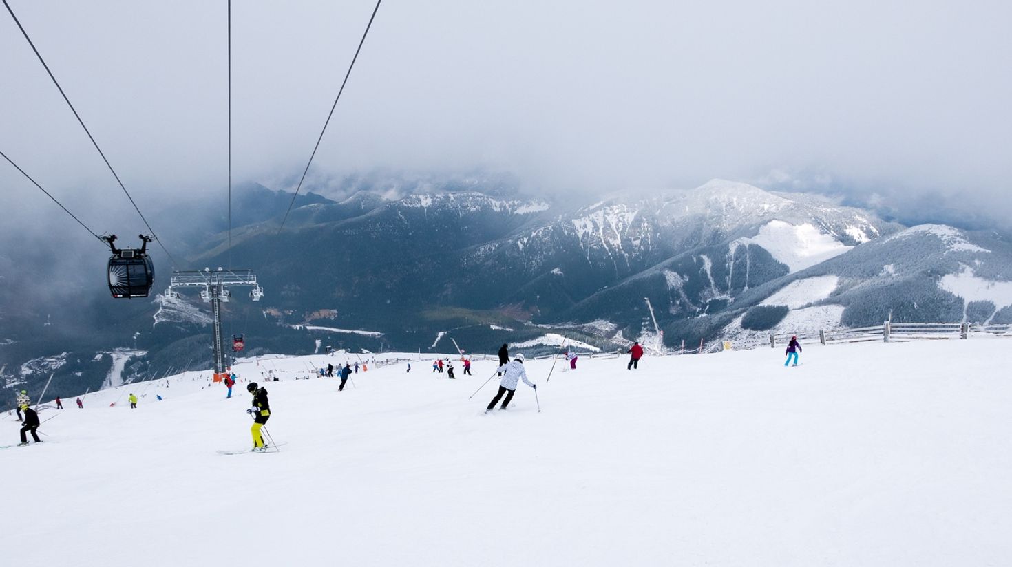 The mountains of Whistler in Canada is every skier's dream destination.