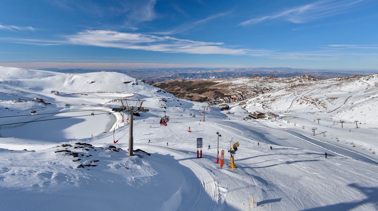 Sierra Nevada is a stunning mountain range in the region of Andalucia.