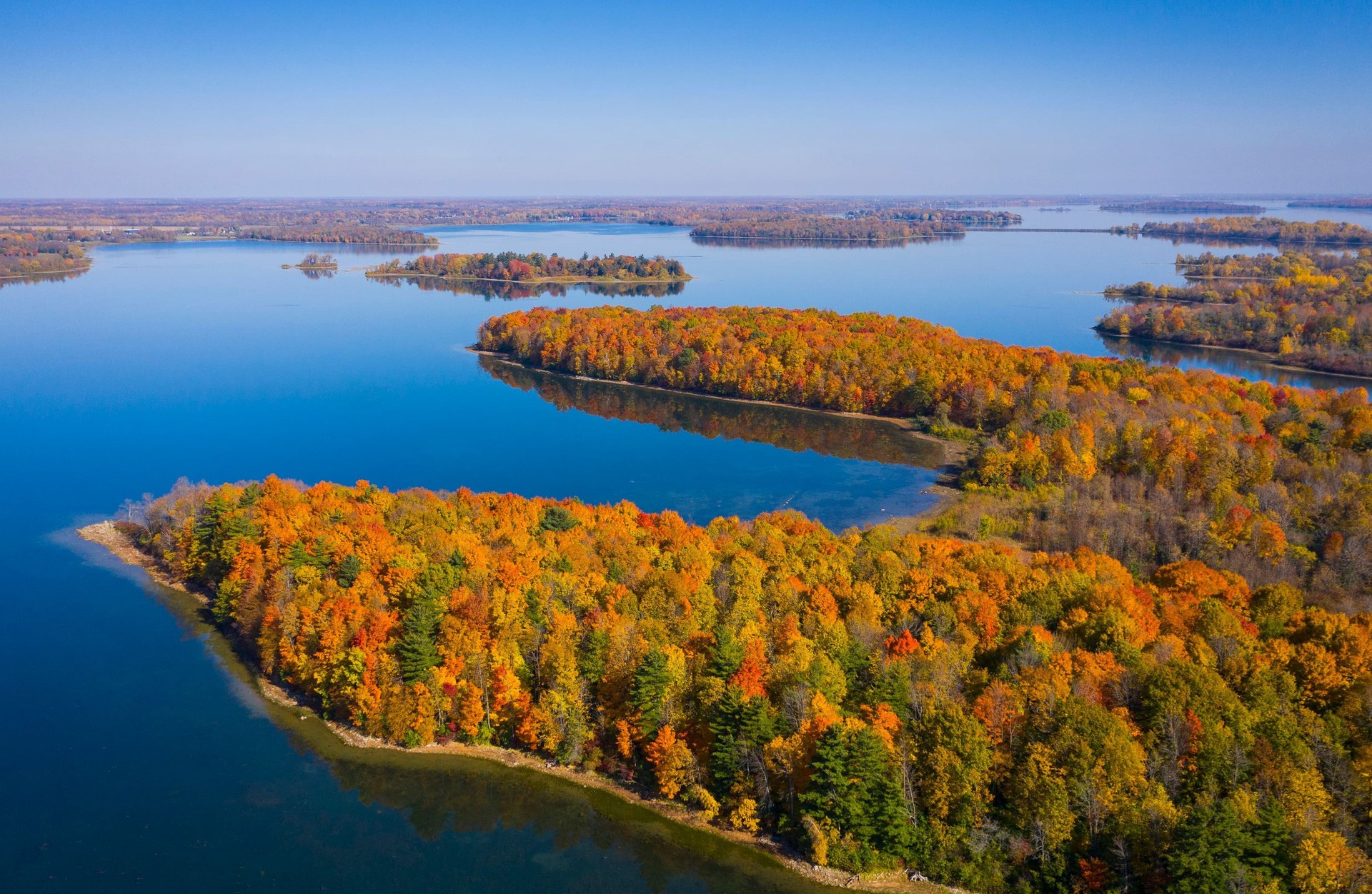 Aerial view of St. Lawrence Park