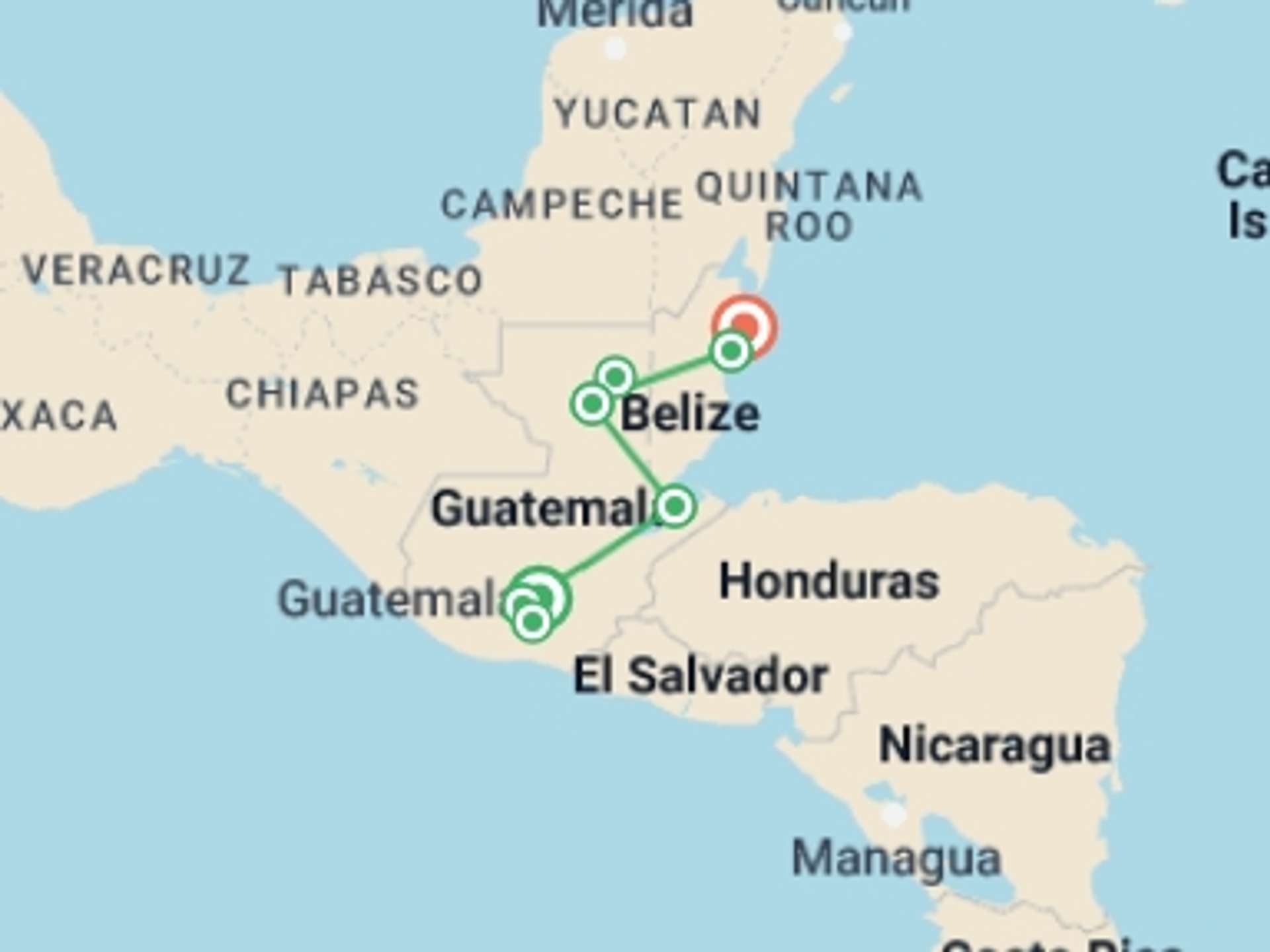 Central America 8-Day tours