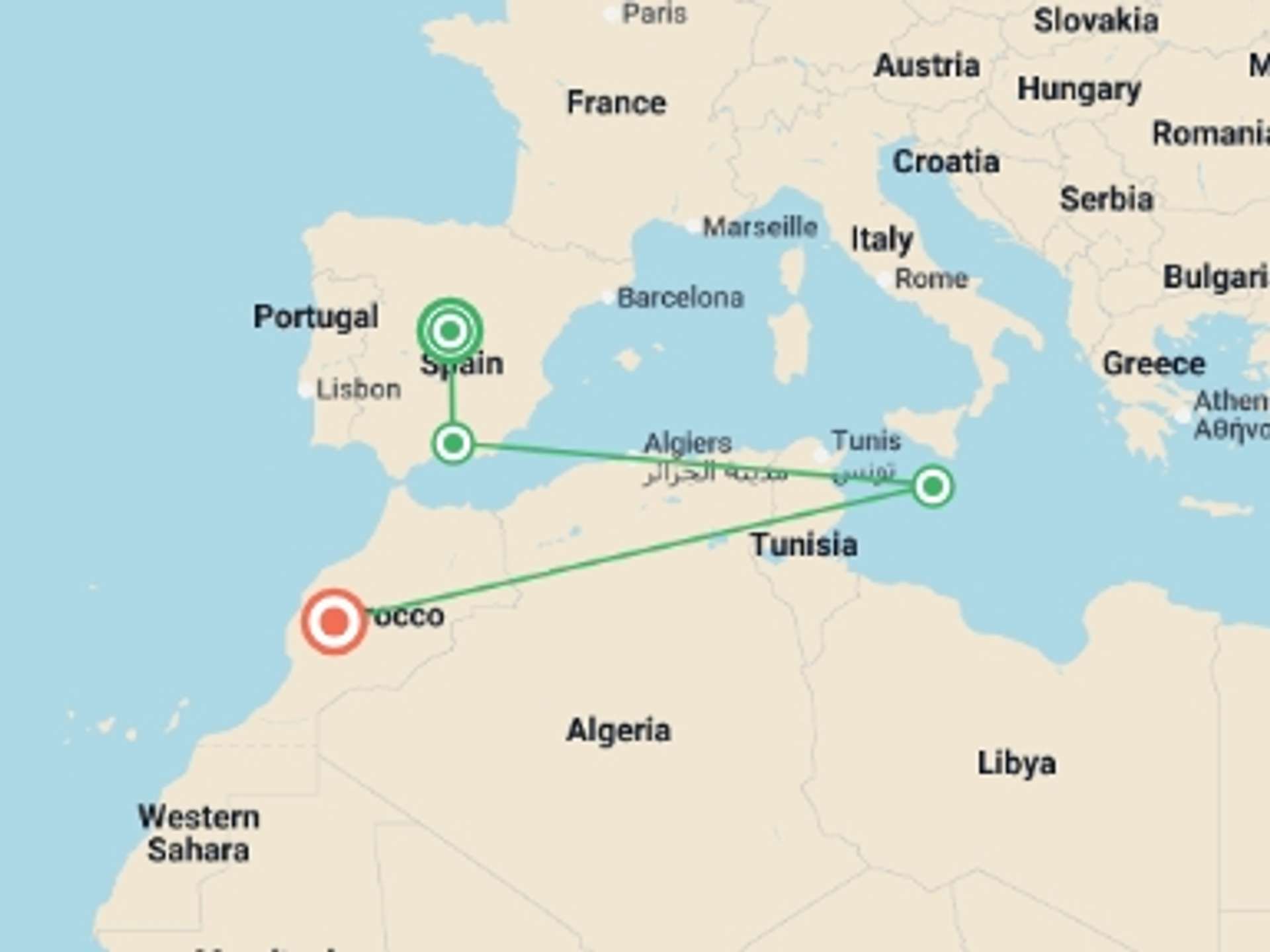 North Africa 7-Day tours