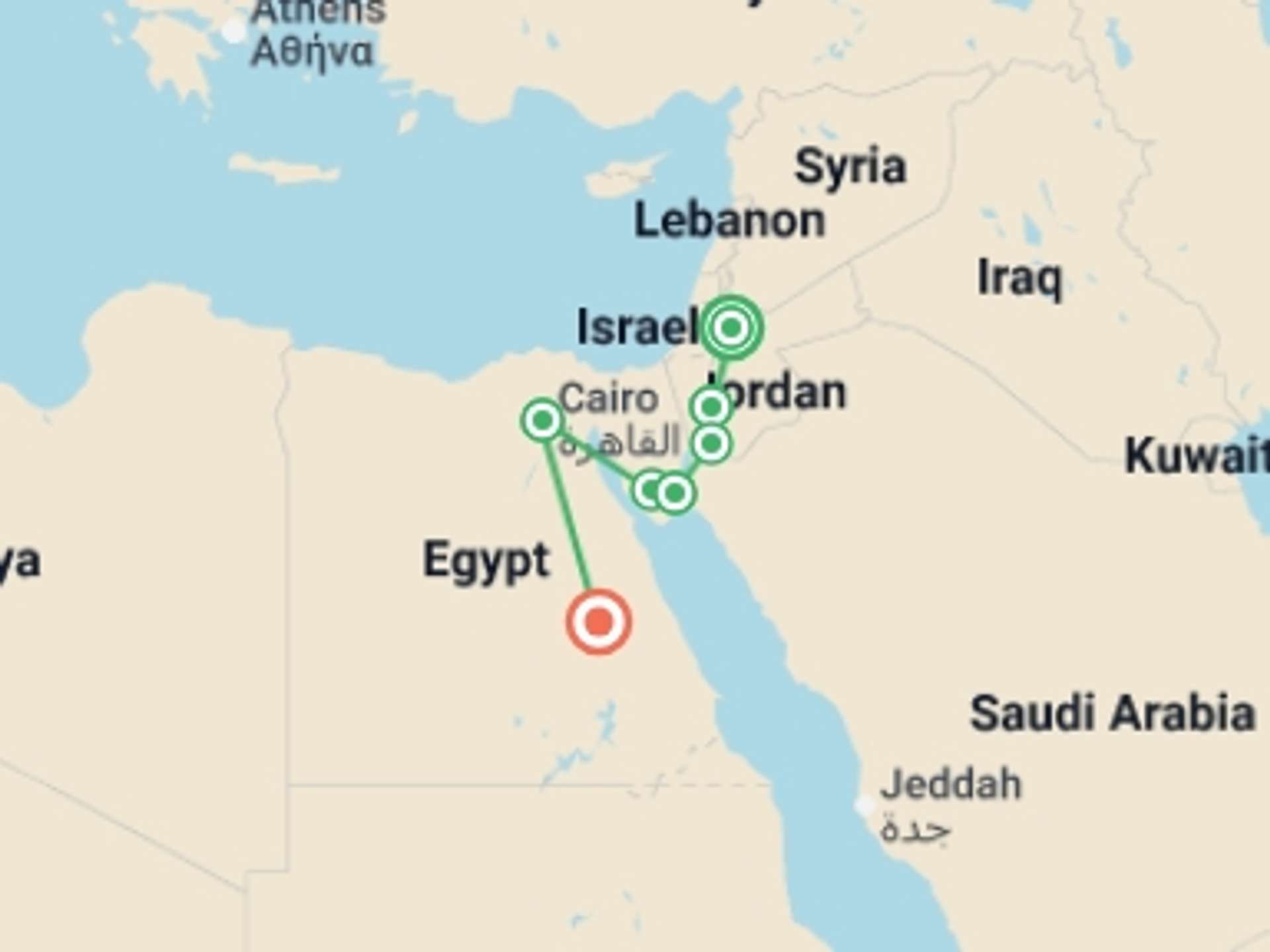 Middle East 15-Day tours