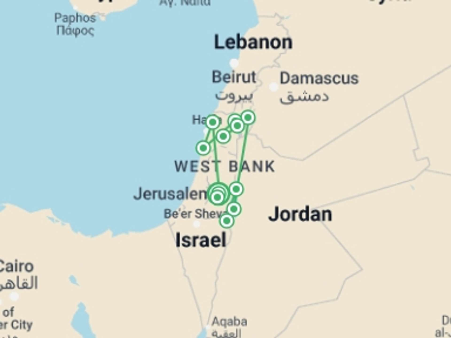 Middle East 6-Day tours