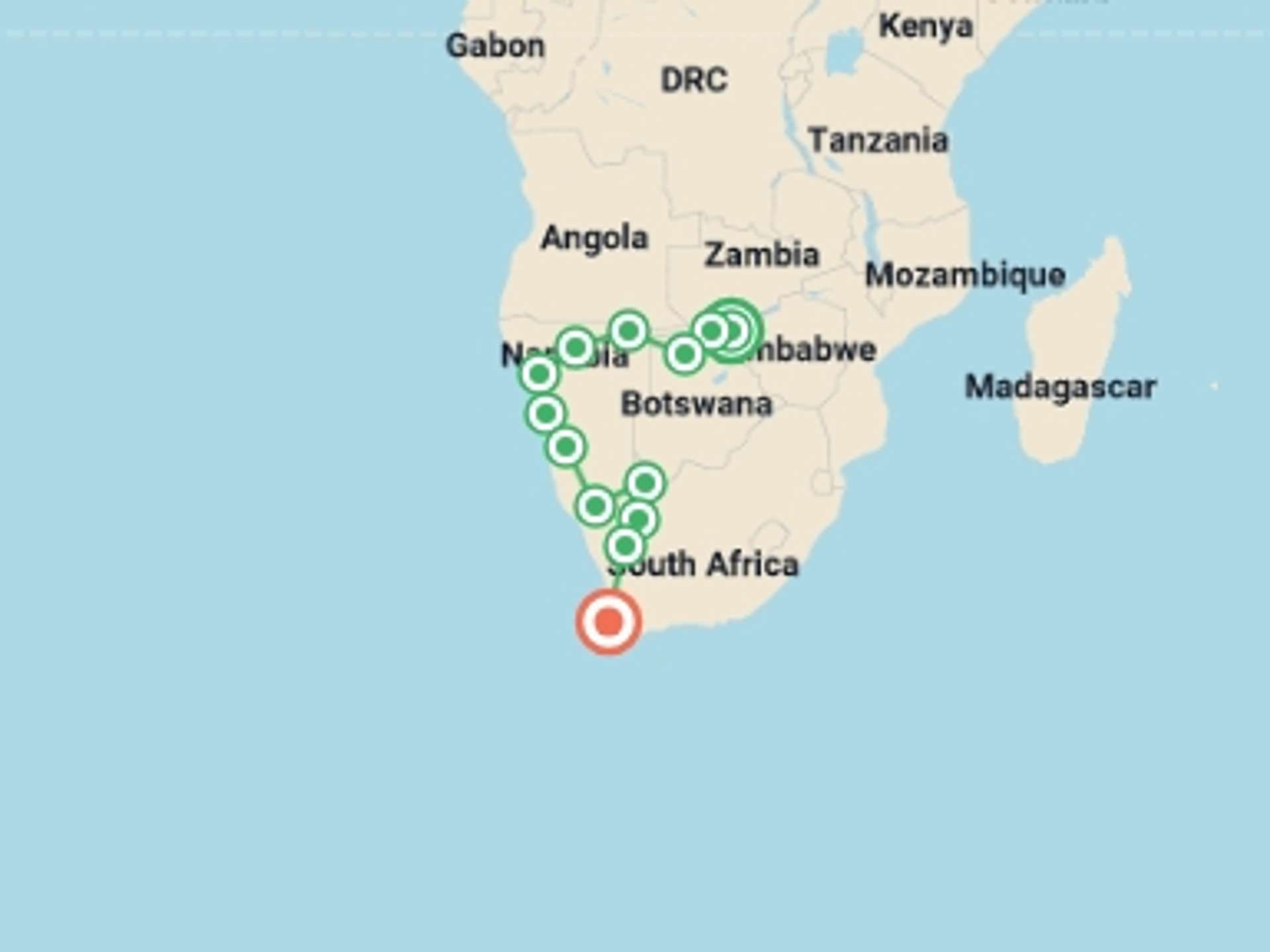 Africa 20-Day tours
