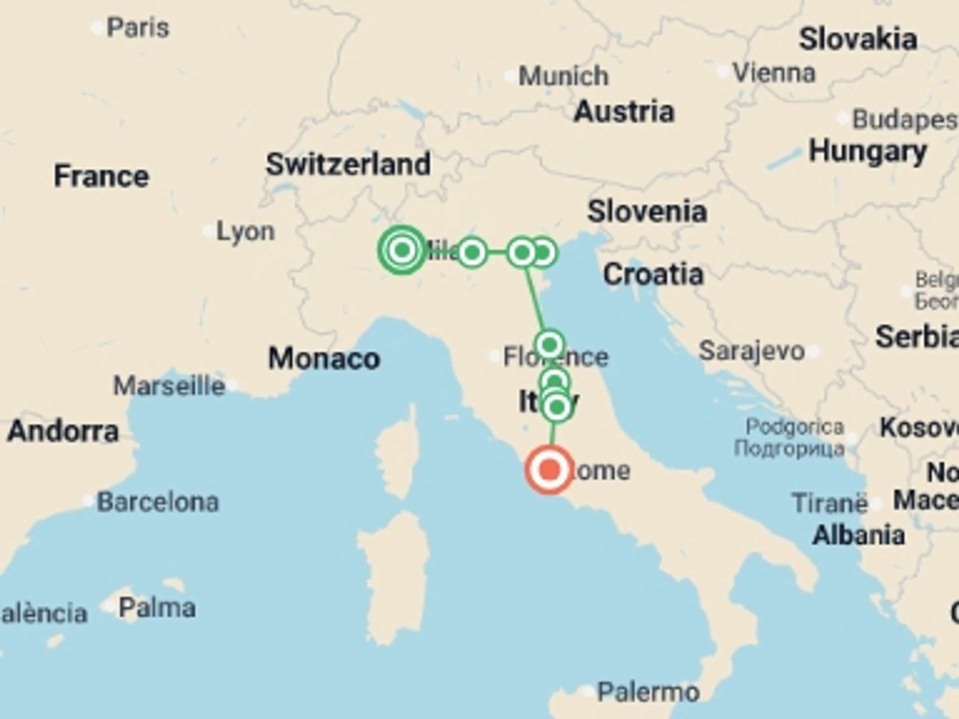 Italy 7-Day tours