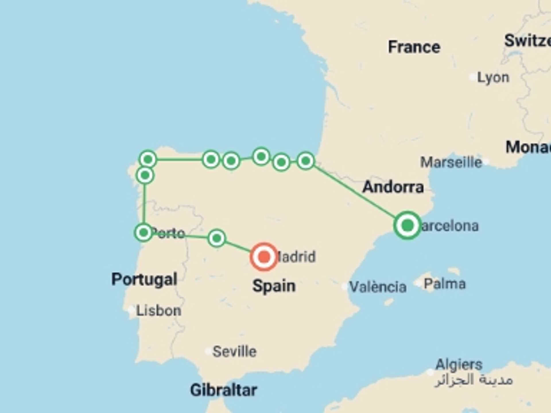 Spain 8-Day tours