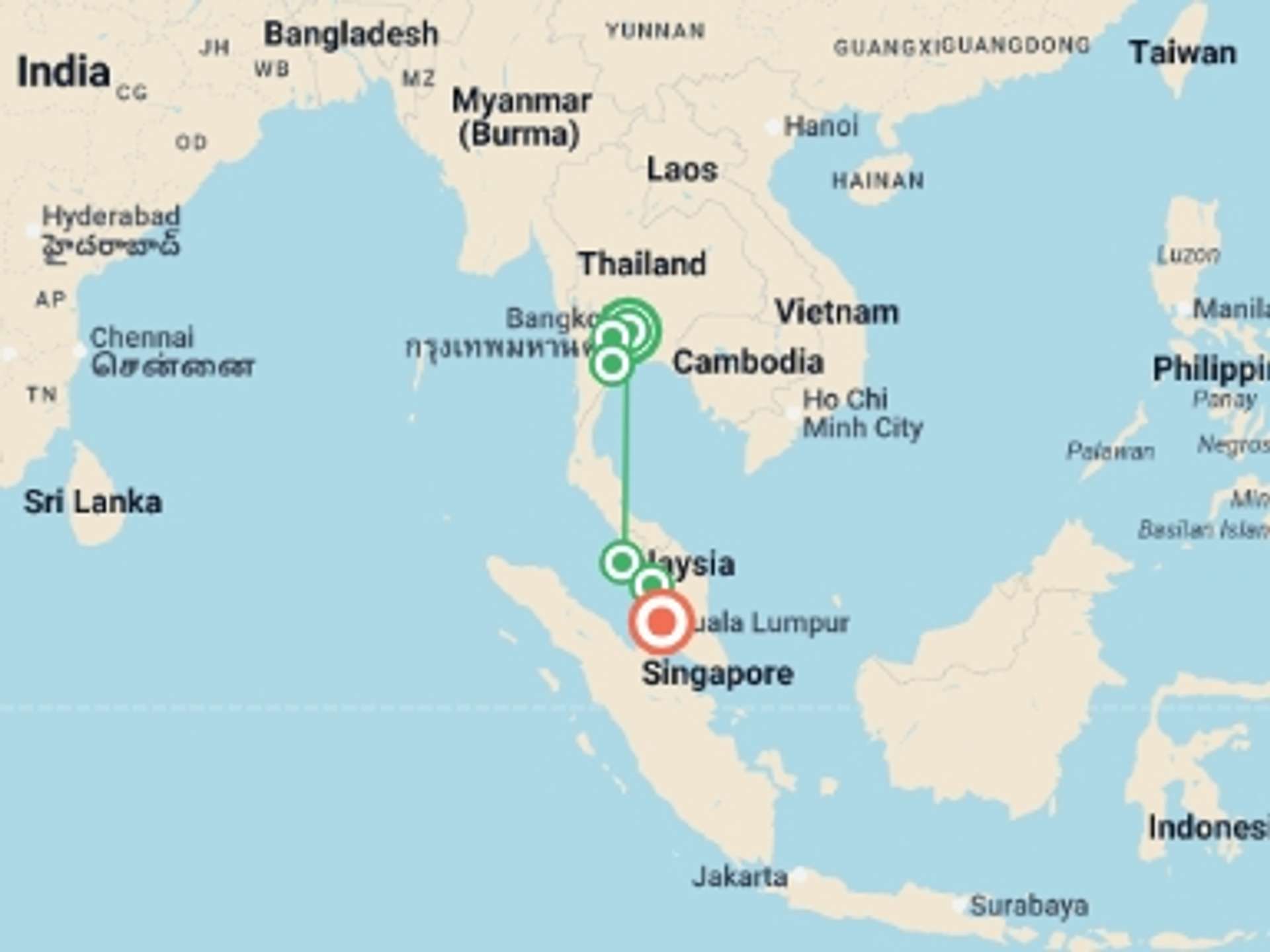 South East Asia 13-Day tours